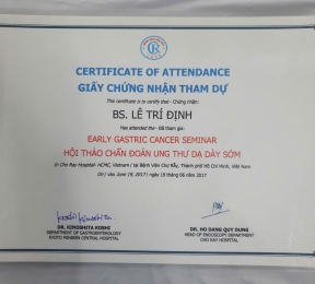 Chứng nhận hội thảo