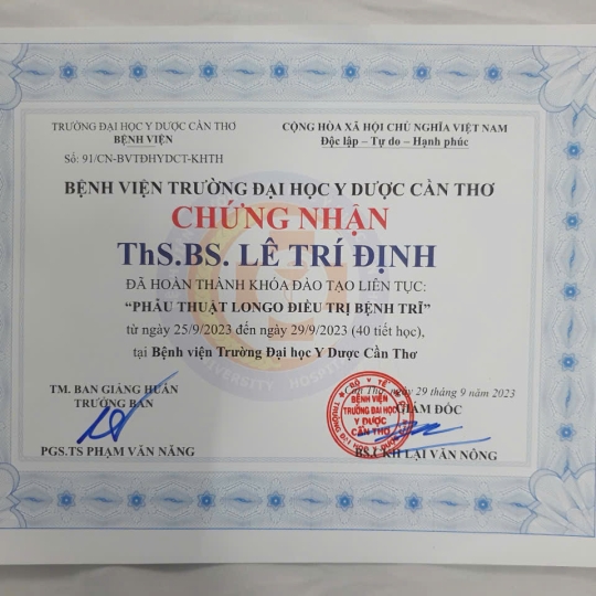 Chứng nhận đại học