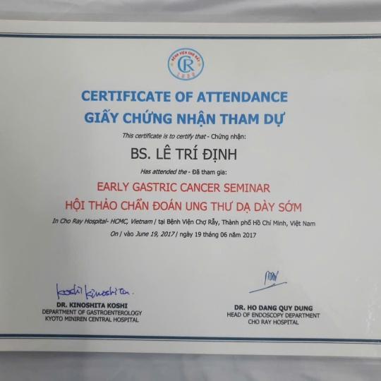 Chứng nhận hội thảo